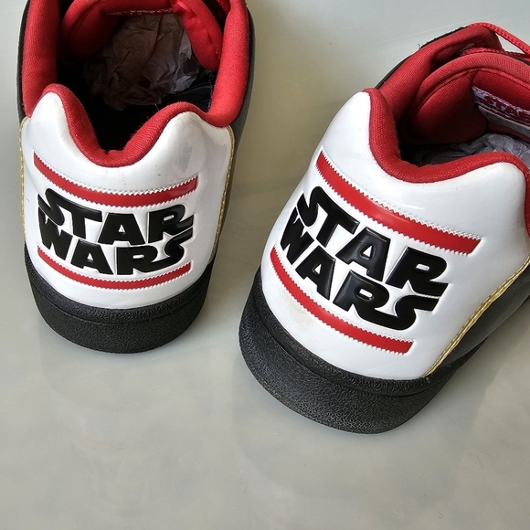 ADIDAS ORIGINALS Star Wars Darth Vader Black Red Ultrastar Superstar Shoes - Picture 12 of 14